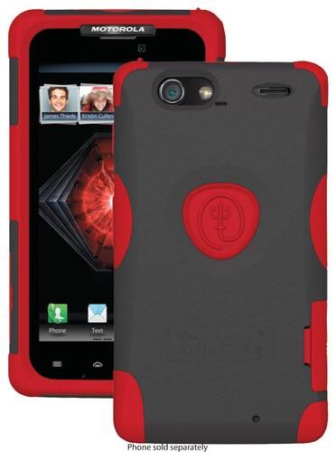Front Standard. Trident Case - Aegis Case for Select Motorola Mobile Phones - Red.
