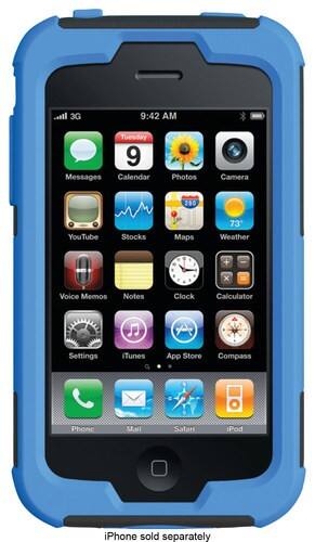 Front Standard. Trident Case - Aegis Case for Apple® iPhone® 3G and 3GS - Blue.