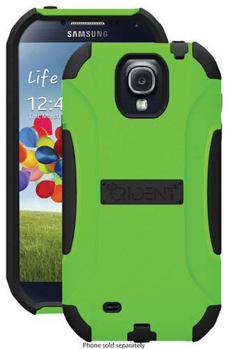 Front. Trident - Aegis Case for Samsung Galaxy S 4 Cell Phones - Trident Green.