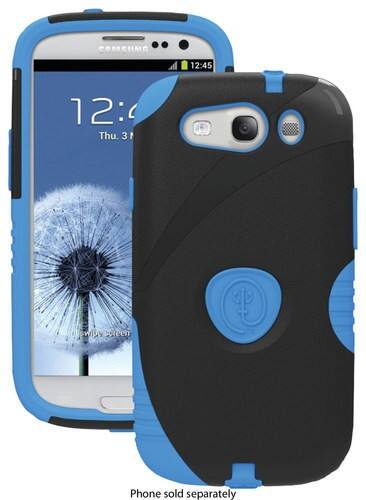 Front. Trident - Aegis Case for Select Samsung Cell Phones - Blue.