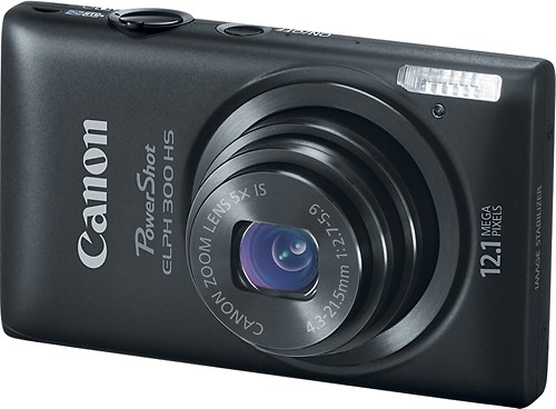 Canon PowerShot Elph 530 HS (Black) 10-megapixel digital camera with 12X  optical zoom and built-in Wi-Fi® at Crutchfield