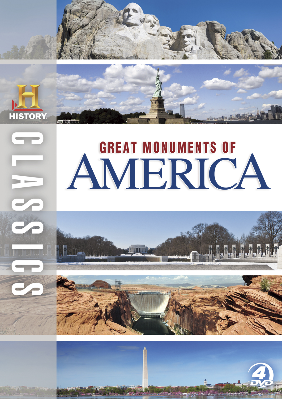 History Classics: Great Monuments of America [4 Discs] [DVD] - Best Buy