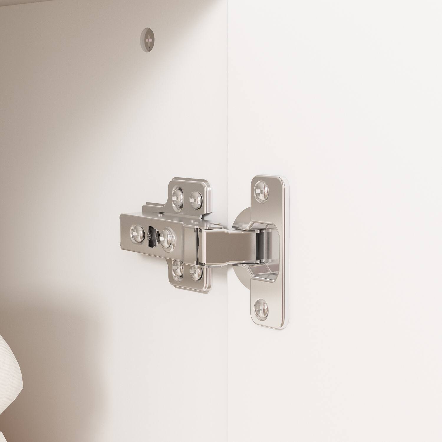 Alt View 6. FUFU & GAGA - FUFU&GAGA Tall Wardrobe - Space - Saving Storage with Anti - Tip Safety - White.