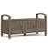 Front. Simpli Home - Lev Entryway Storage Bench - Smoky Brown.