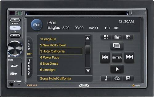 Front Standard. Jensen - Car DVD Player - 52 W RMS - Double DIN.