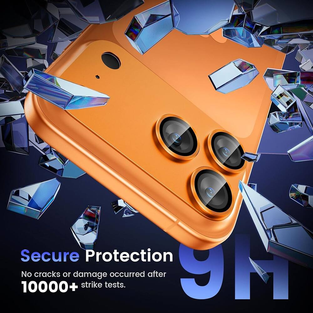 Secure Protection  
9H  
No cracks or damage occurred after 10000+ strike tests.