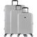 Front. SwissGear - Wanderlust Pro Lightweight Expandable Spinner, 3-Piece Set 80924203 - Grey.