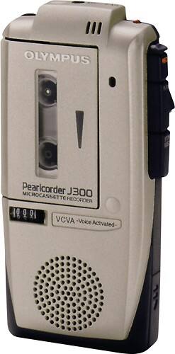 Angle Standard. Olympus - Refurbished Microcassette Voice Recorder.