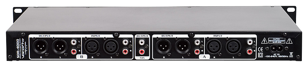 Back View: PYLE - Pro Wireless Microphone System
