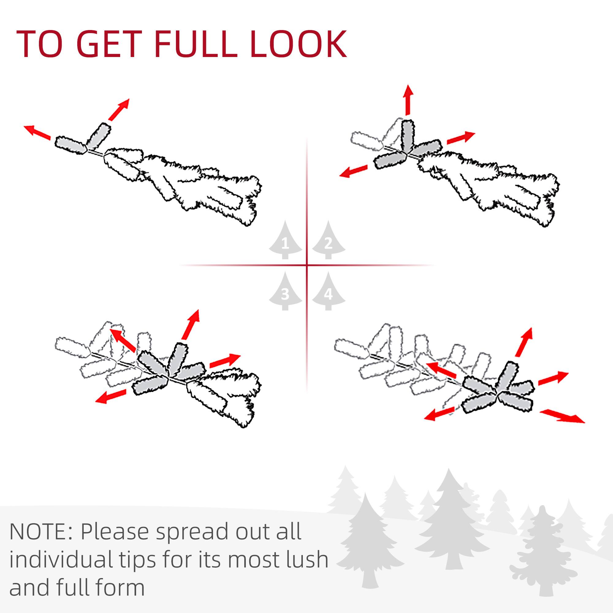 To get a full look, follow these steps:

1. Spread out all individual tips for its most lush and full form.