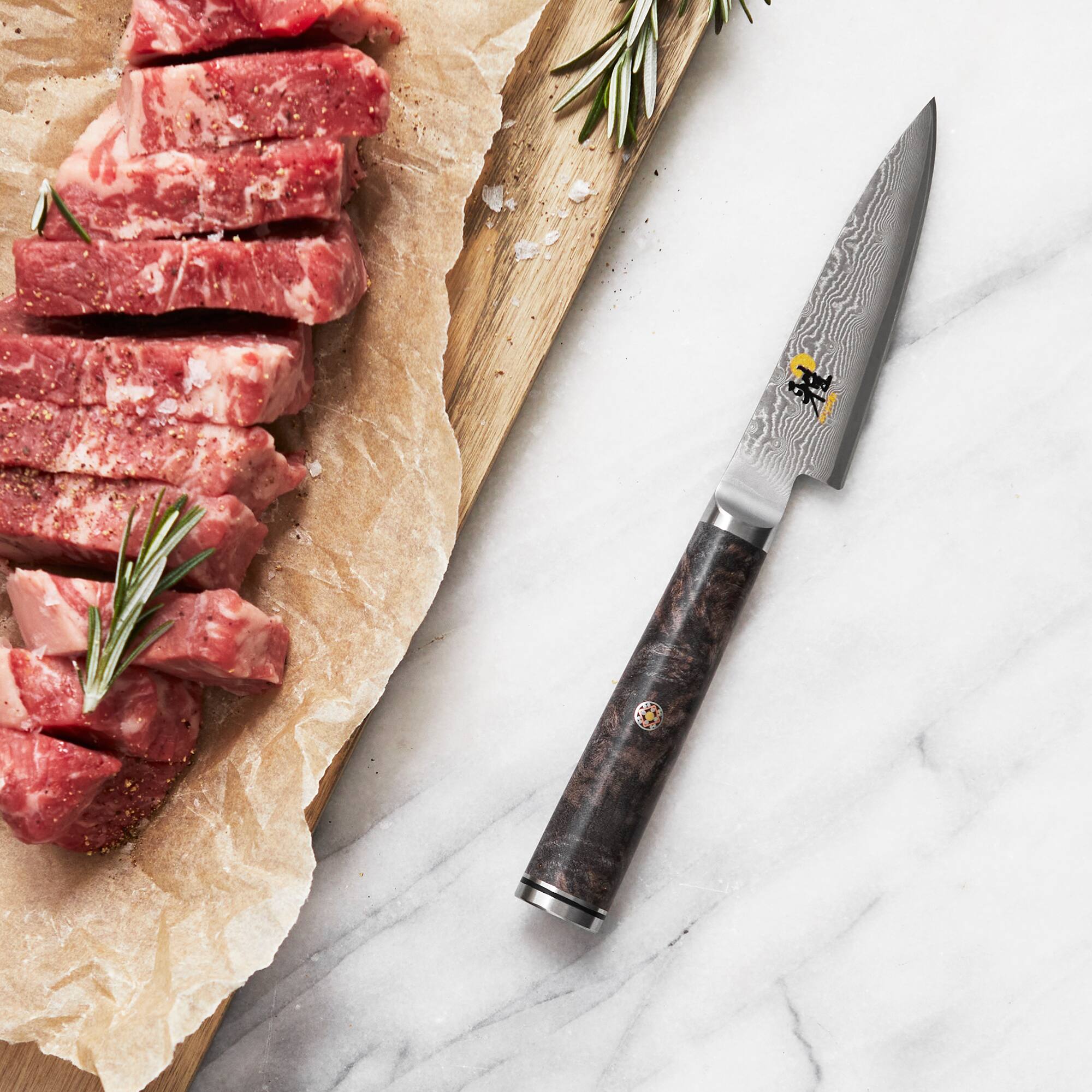 Alt View 1. Miyabi - Miyabi Black 5000MCD67 3.5-inch Paring Knife - Black.