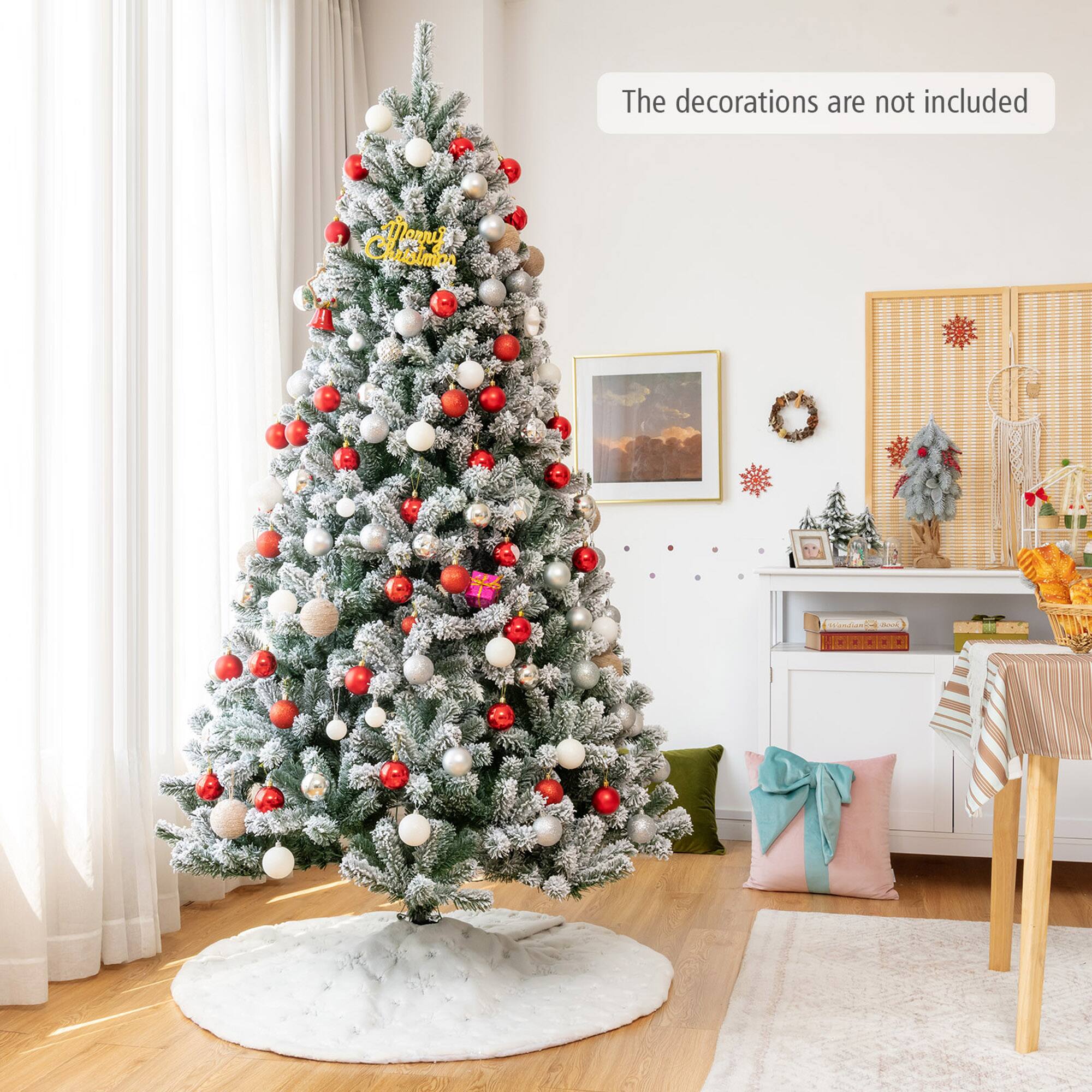 The decorations are not included