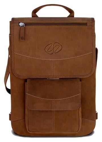 Front Standard. MacCase - Flight Jacket Backpack for 13" Apple® MacBook® - Tan.