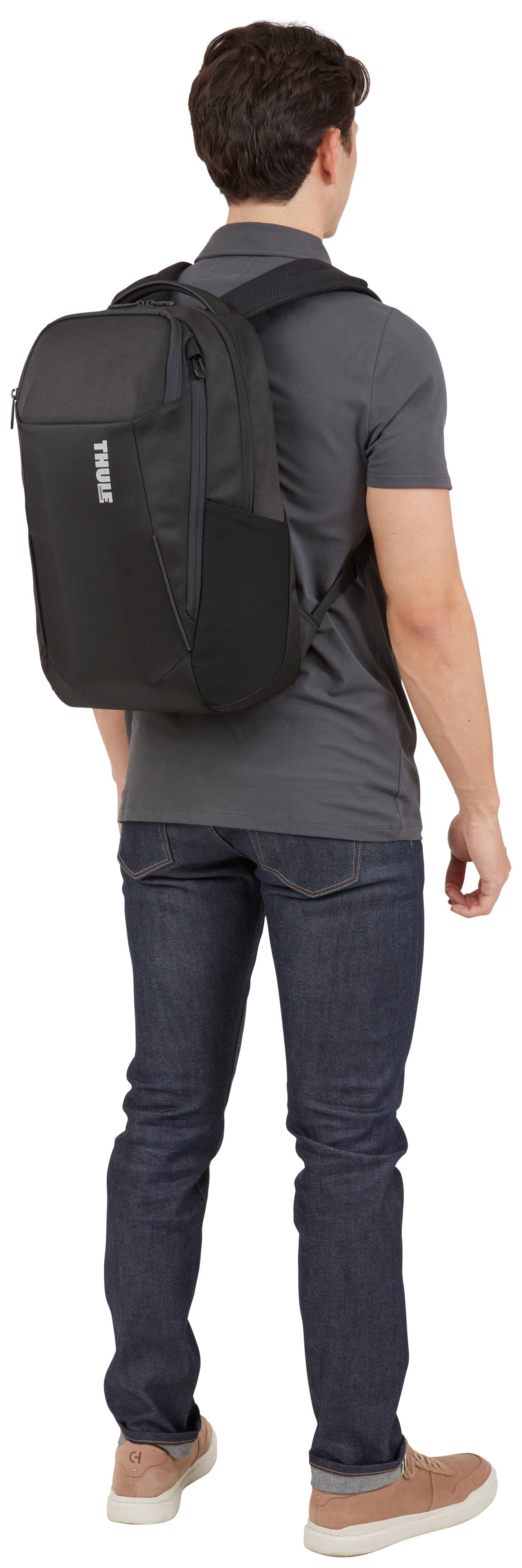 Alt View 2. Thule - Accent Backpack 23L - BLACK.