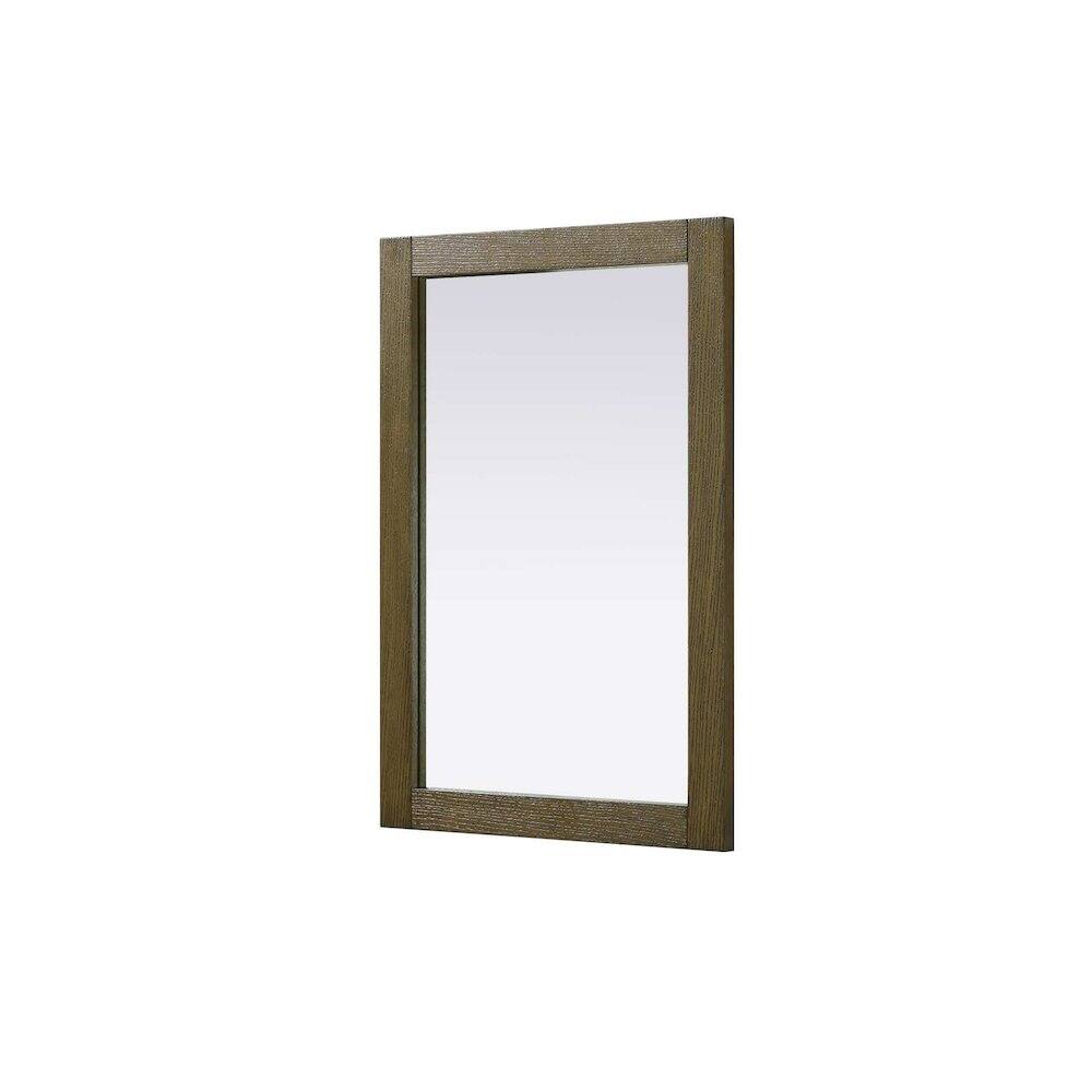 Alt View 3. Elegant Kitchen and Bath - Noah Wooden Rectangle Mirror 22 x 32 in Hazel Oak - Hazel Oak.