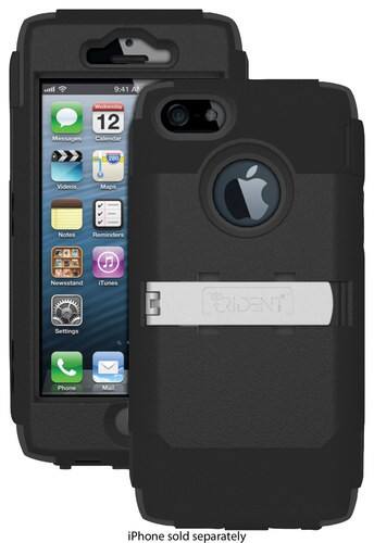 Front Standard. Trident Case - Kraken A.M.S. Case for Apple® iPhone® 5 - Black.