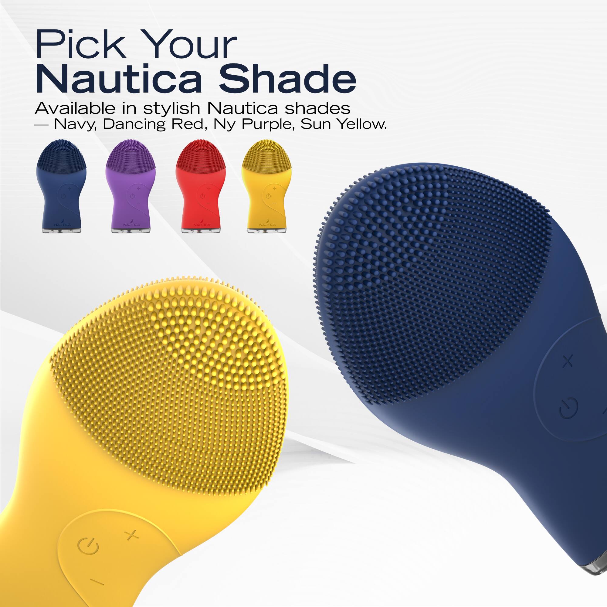 Pick Your Nautica Shade

Available in stylish Nautica shades - Navy, Dancing Red, Ny Purple, Sun Yellow.