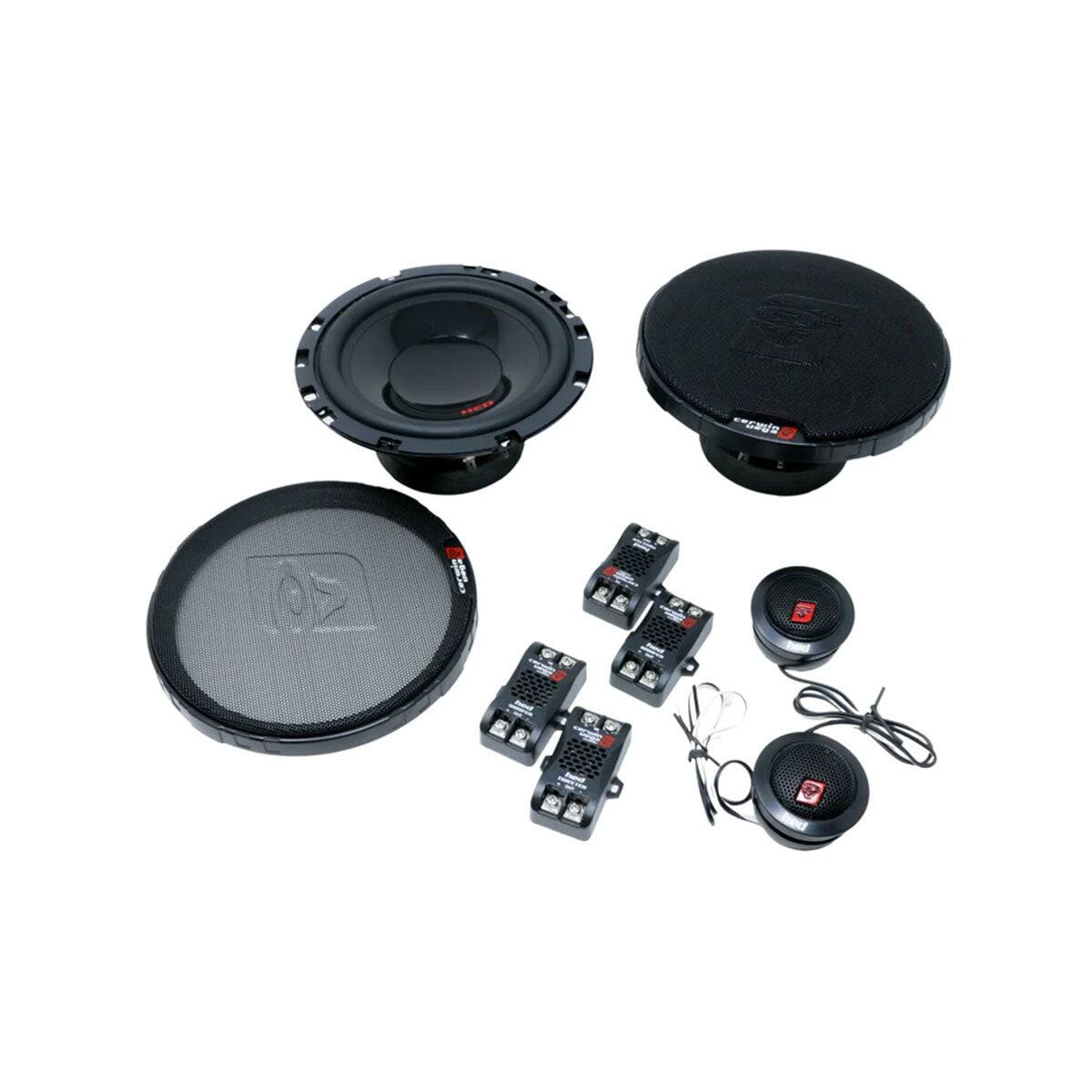 Cerwin Vega - Cerwin-Vega- H765C HED Series 6.5" 2-Way Component Speaker System - Black and Red
