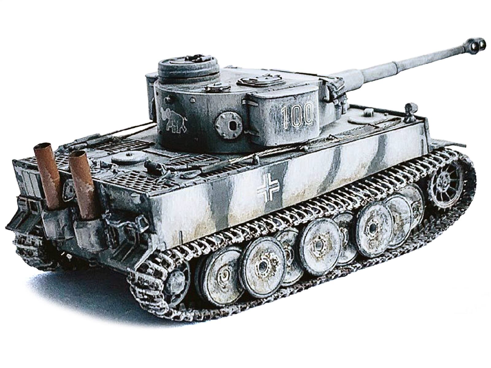Back. Dragon Models - Germany Tiger I Initial Production Tank s.Pz.Abt.502 Mga (1942) NEO Dragon Armor Series 1/72 Plastic Model - Multi.