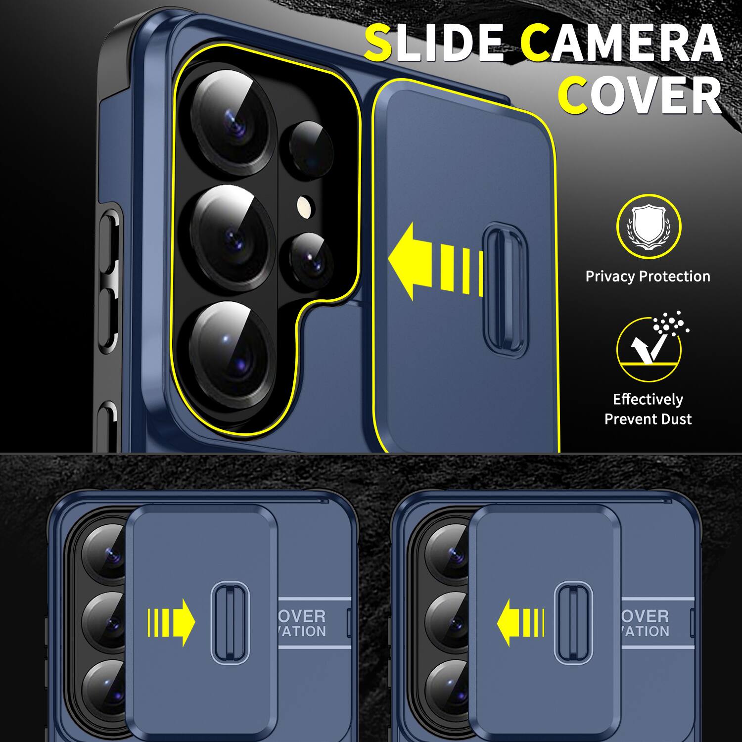 SLIDE CAMERA COVER

Privacy Protection  
Effectively Prevent Dust