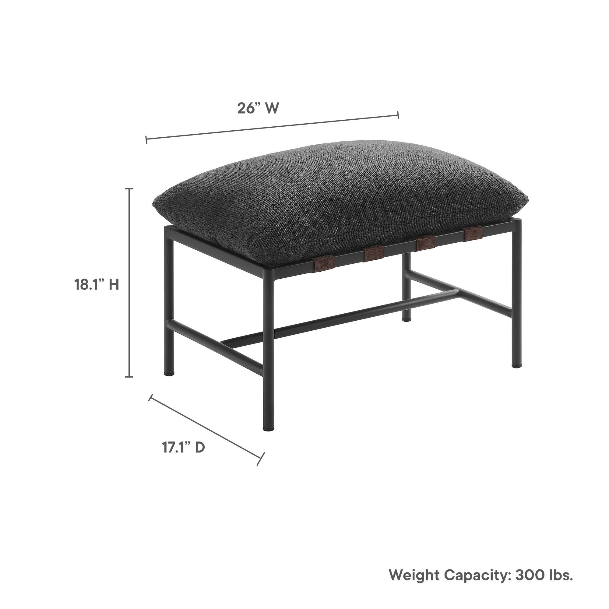 26" W x 18.1" H x 17.1" D  
Weight Capacity: 300 lbs.