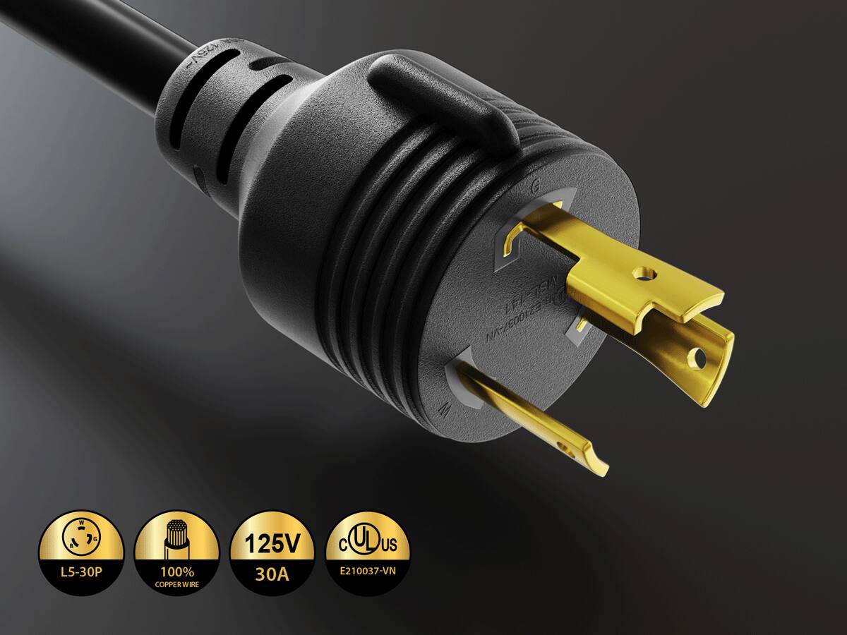 1923  
MSL-141 NATERN3123-2000  
W 7 to 2 L5-30P  
100% COPPER WIRE  
125V 30A  
C CUDUS E210037-VN