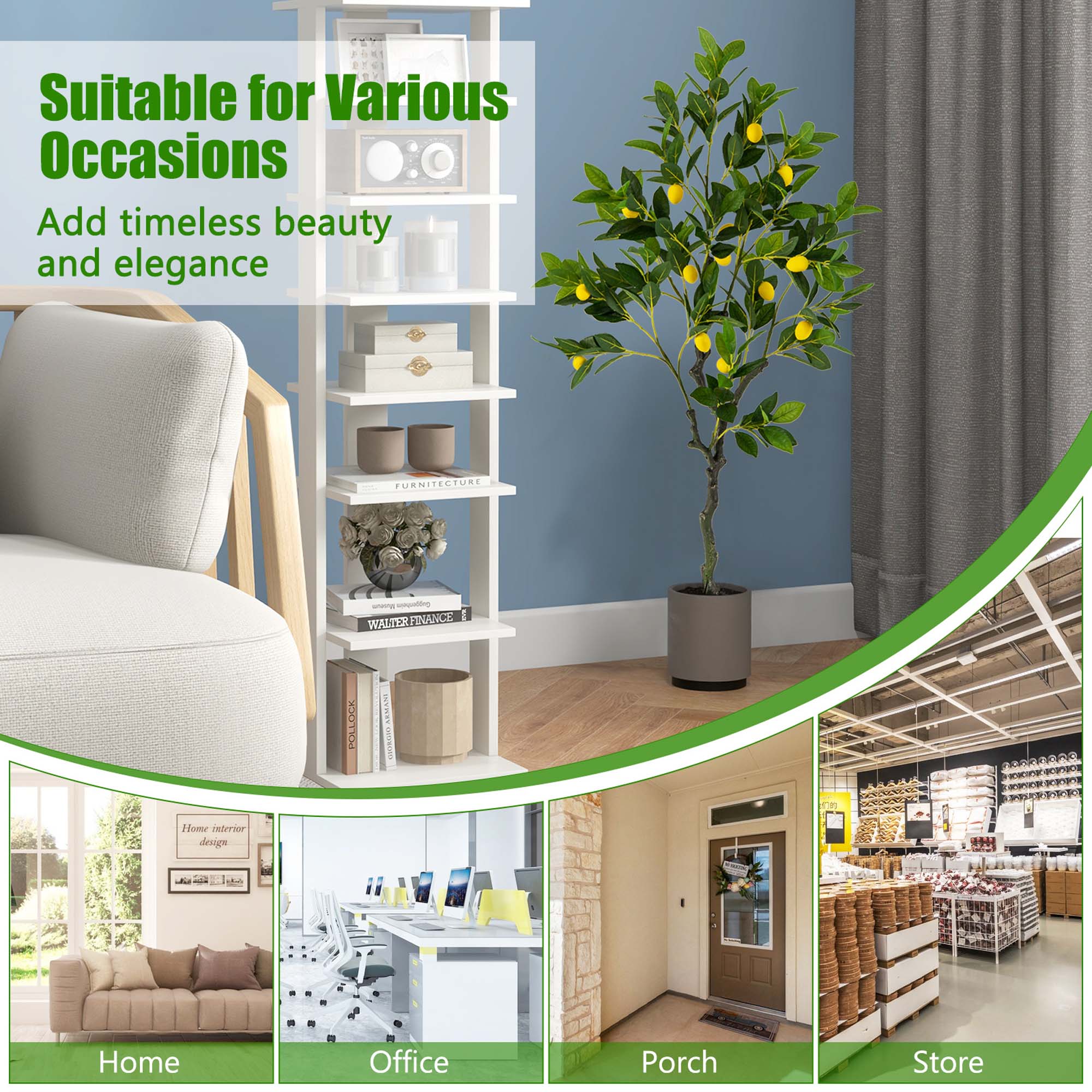 Suitable for Various Occasions  
Add timeless beauty and elegance  

FURNITECTURE  
WALTER E FINANCE  

Home interior design  
Home  
Office  
Porch  
Store