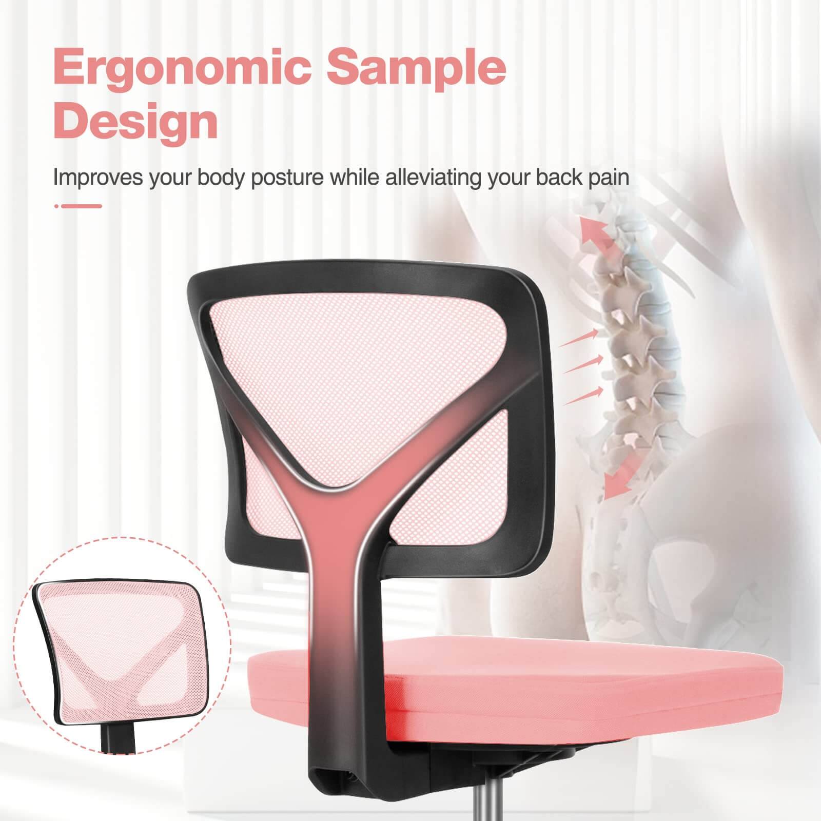 Ergonomic Sample Design  
Improves your body posture while alleviating your back pain