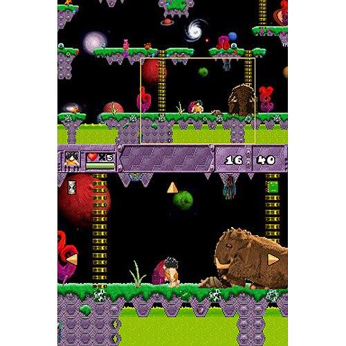 Alt View 1. Ubisoft - The Humans Meet The Ancestors! for NDS - The Cuddly Humans Are on the Loose in this Nintendo DS Game.