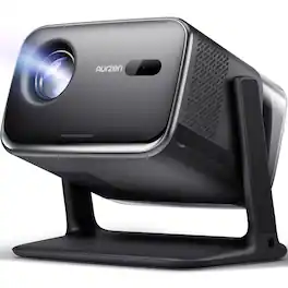 Aurzen - Smart Projector, Built-in Google TV, 20W Visible Speakers, DoIby Audio, TOF Auto Focus, 500 ANSI Lumens - Black