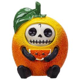 Pacific Trading - Furrybones Mikan Skeleton in a Mandarin Costume Figurine - Orange