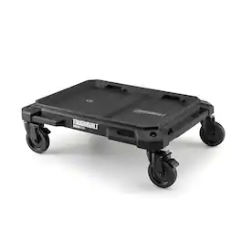 ToughBuilt - 4-Wheel Cart, Rolling Dolly for StackTech Tool Boxes & Organizers - Black