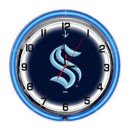 Imperial - Seattle Kraken 18'' Neon Clock - Multicolor