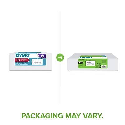 DYMO 6x 25 in x 4 in 4 in LW DYMO 6e PACKAGING MAY VARY.
