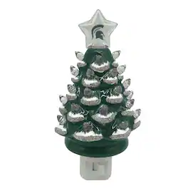 Santa's Workshop - Michigan State Spartans 6.5" Tree Night Lite - Green