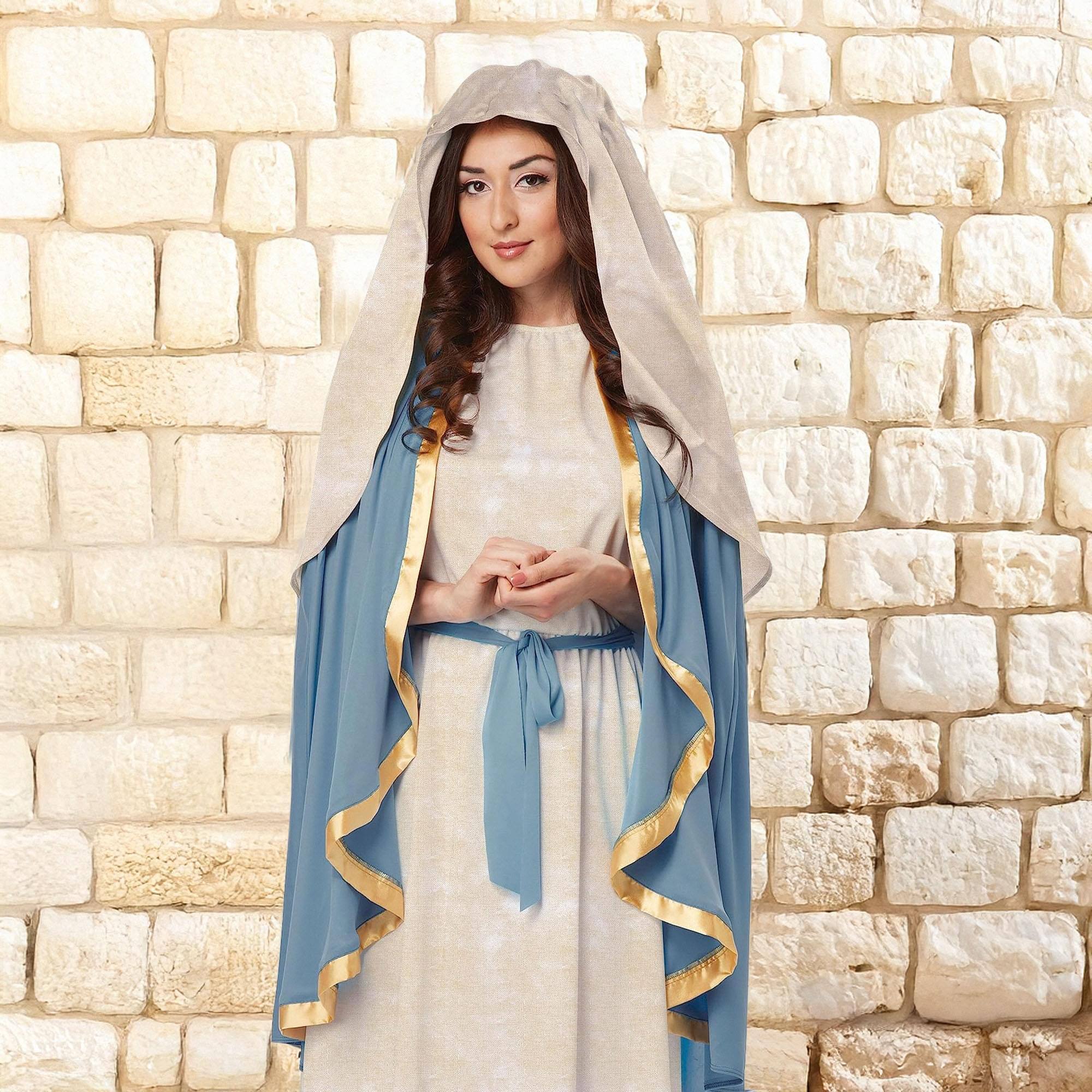 Alt View 10. California Costumes - The Virgin Mary Adult Costume | Medium - Multi-Colored.