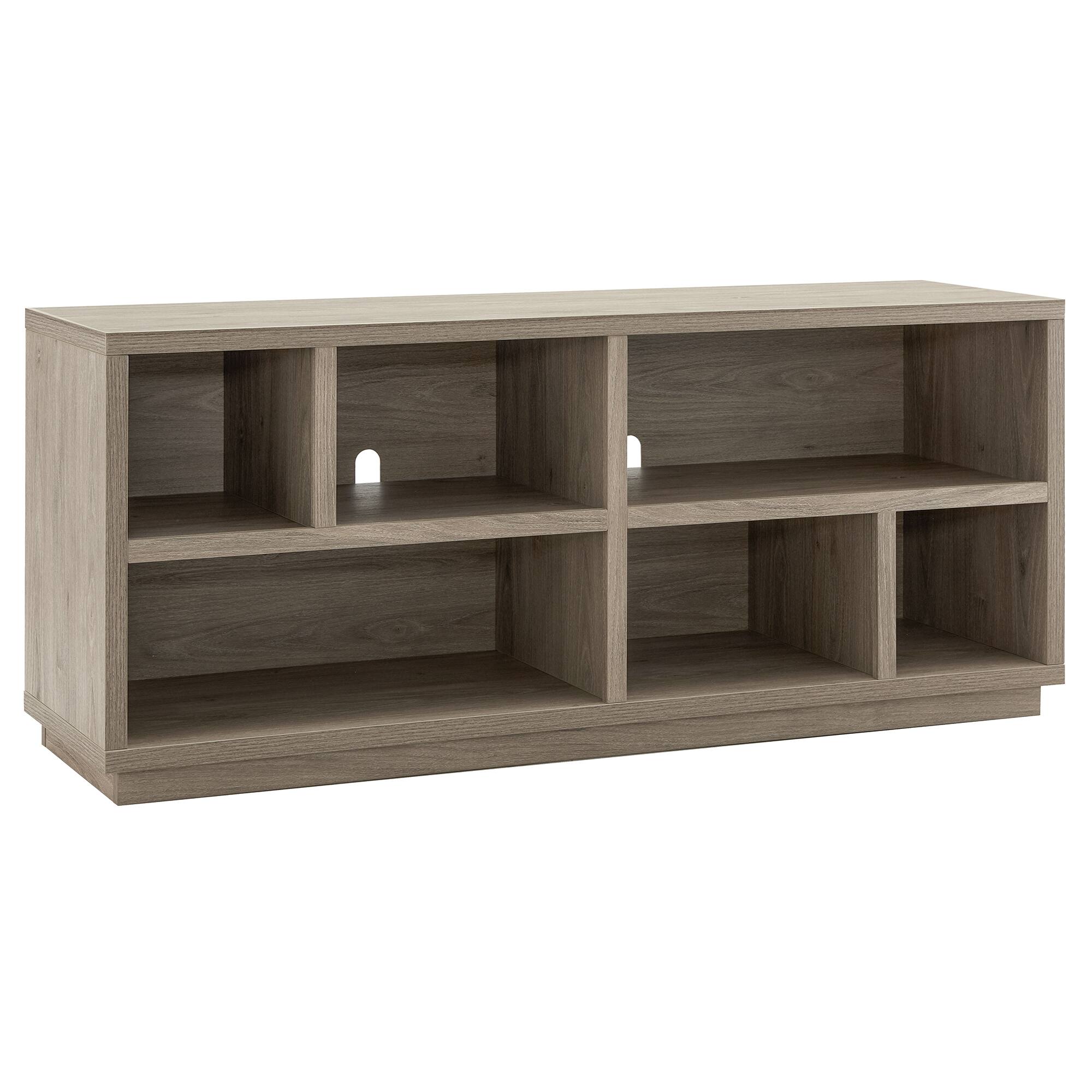 Angle. Camden&Wells - Bowman TV Stand for Most TVs up to 65" - Antiqued Gray Oak.