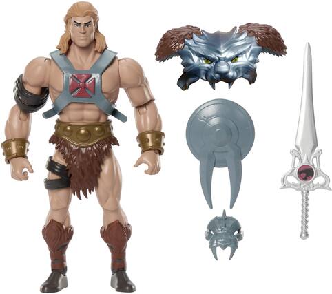 Front. Mattel - Mattel Collectible - Masters of the Universe x Thundercats He-Man Action Figure (He-Man, MOTU) - COLLECTIBLES - Multicolor.