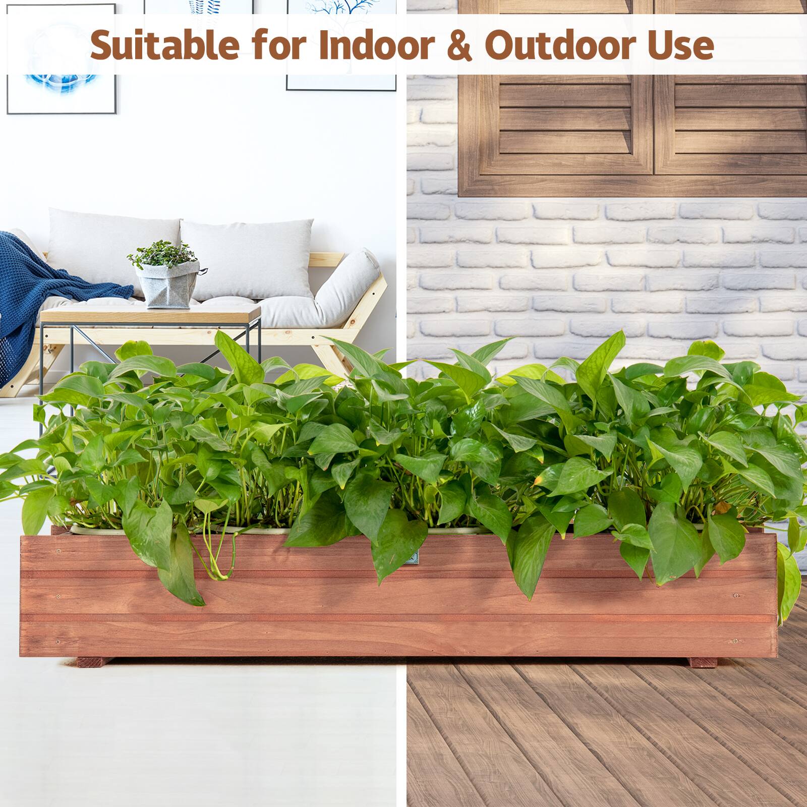 Suitable for Indoor & Outdoor Use