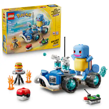 - LEGO Pokémon 7+ 72156 Trainers Buggy Adventure with Squirtle 320 pcs/pzs
- Add Brick Smart to Play Interactive
- Smart Play Compatible