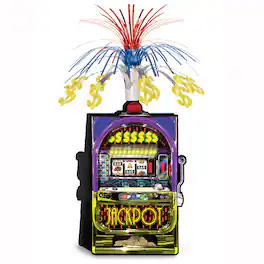 The Beistle Company - Slot Machine Centerpiece (Pack of 12) - Multicolor