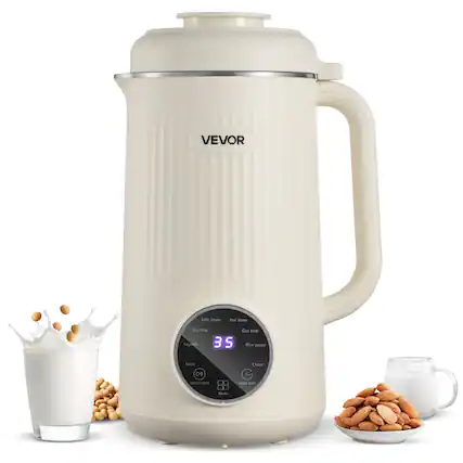 VEVOR
Milk Shake
Nut Milk
Soy Milk
Juice
Rice Water
Out Milk
Rice Paste
Clean
Delay Start
Start/Cancel
Menu
35