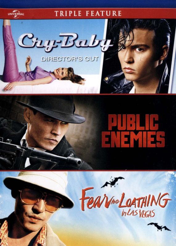  Cry-Baby/Public Enemies/Fear and Loathing in Las Vegas [3 Discs] [DVD]