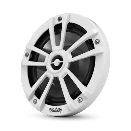 Front. Infinity - INFINITY 622MLW 6.5" 2 way marine speaker with RGB lighting - White - White.