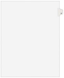 Avery - Individual Legal Dividers, Letter Size, Tab C - White