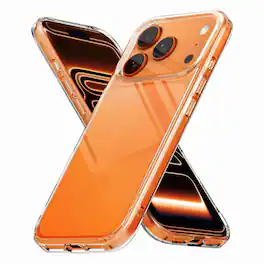 Entronix - Slim Hard Case for iPhone 17 Pro - Ultimate Protection and Style - Clear