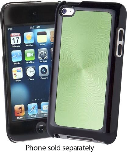 Angle Standard. Riot Outfitters - Prizm Hard Case for 4th-Generation Apple® iPod® touch - Green.