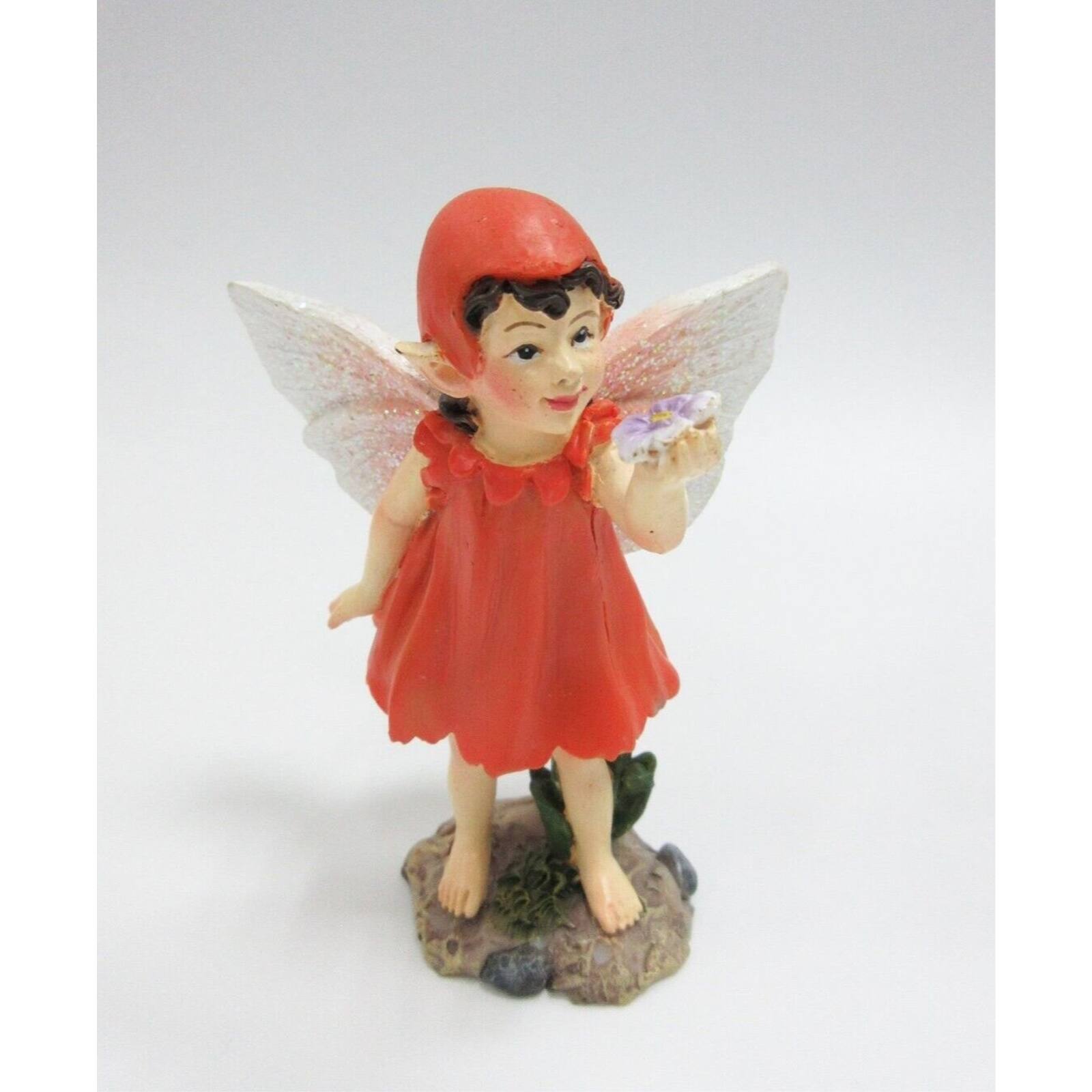 Angle. Pacific Trading - Mini Fairy Garden Fairies Set of 3 Decorative Mini Garden of Enchantment Figurine 3 Inch Starter Kit.