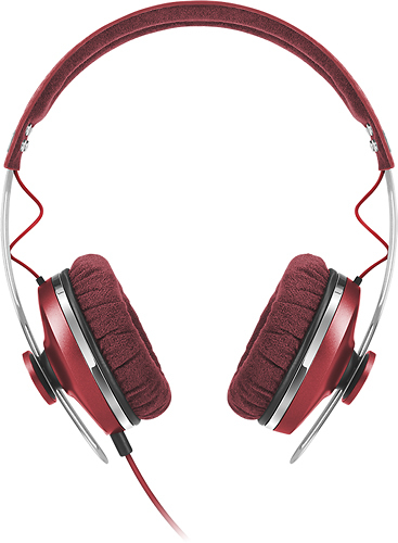 Best Buy: Sennheiser MOMENTUM On-Ear Headphones Red MOMENTUM ON 