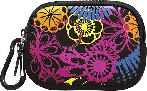 Front Standard. Kodak - Flower Graffiti Camera Case - Black.